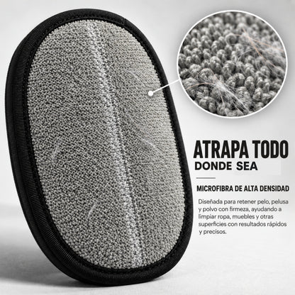 Guante Removedor de Pelo para Mascotas · Reutilizable y Multiuso
